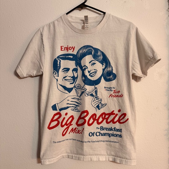 American Apparel Tops - American Apparel • Vintage Big Bootie Mix Graphic Tee • Size Sm